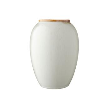 Vază din ceramică Bitz Basics Cream, înălțime 20 cm, crem