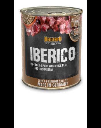 BELCANDO Super Premium hrana umeda pentru caini, porc iberic cu naut si merisoare de munte, 800 g