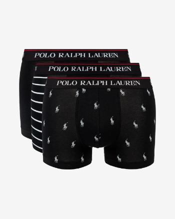 Polo Ralph Lauren Classic Boxeri, 3 bucăți Negru