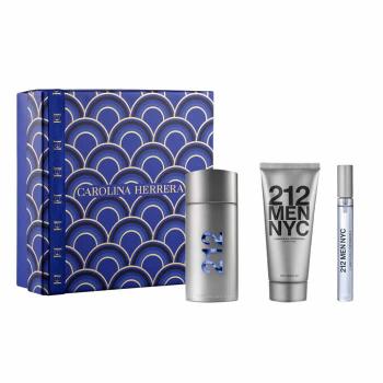 Carolina Herrera 212 Men - EDT 100 ml + gel după ras 100 ml + EDT 10 ml