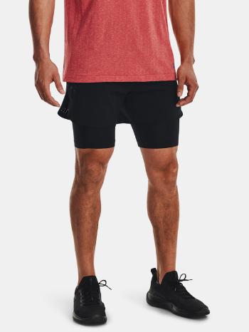 Under Armour UA Peak Woven 2in1 Pantaloni scurți Negru