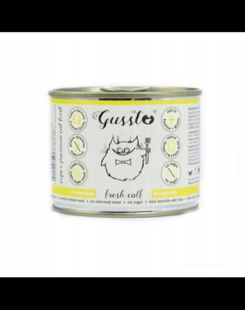 GUSSTO Cat Fresh Calf hrana umeda pisici, vitel 12x200 g