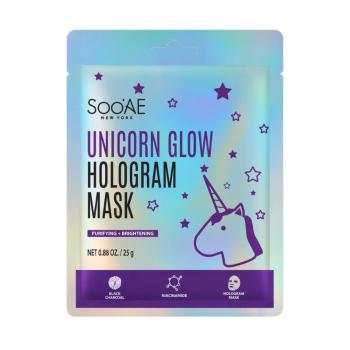 SOO`AE Mască pentru curățare și strălucire Unicorn Glow (Hologram Mask) 25 g