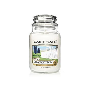 Yankee Candle Lumânare aromată Clean Cotton 623 g