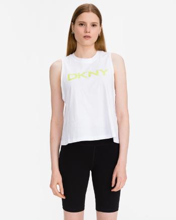 DKNY Sollip Logo Maiou Alb