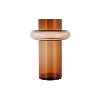 Vază din sticlă Lyngby Glas Tube, înălțime 30 cm, portocaliu