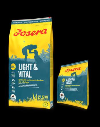 JOSERA Light&amp;Vital 12,5kg hrana caini adulti pentru sprijinirea reducerii greutatii + 900g GRATIS