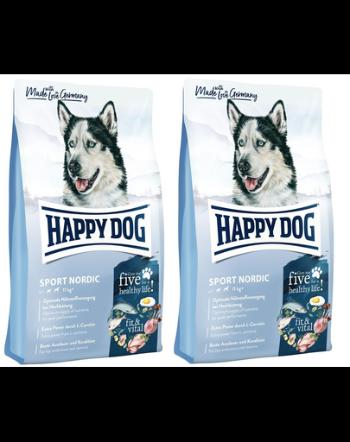 HAPPY DOG Supreme Fit&amp;Vital Sport Adult Nordic 28 kg (2x14 kg) hrana caini adulti