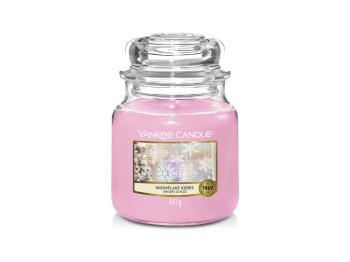 Yankee Candle Lumânare aromatică Classic medie Snowflake Kisses 411 g