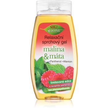 Bione Cosmetics Malina & Máta gel de dus relaxant pentru femei 260 ml