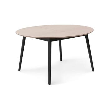 Masă de dining rotundă extensibilă cu blat cu aspect de lemn de stejar ø 135 cm Meza – Hammel Furniture