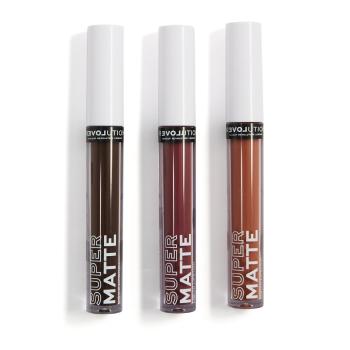 Revolution Set de rujuri lichide Relove Supermatte Liquid Wonder (Lip Set) 3 x 4 ml