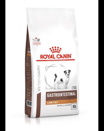 ROYAL CANIN Veterinary Gastrointestinal Low Fat Small Dog 8kg hrana dietetica pentru caini de rase mici