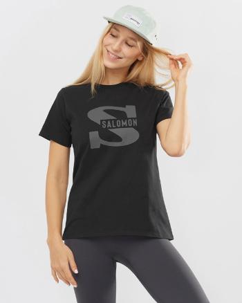 Salomon Outlife Big Logo Tricou Negru