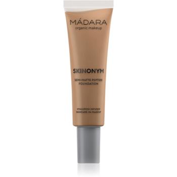 MÁDARA Skinonym Semi-Matte Peptide machiaj persistent cu peptide culoare #70 Caramel 30 ml