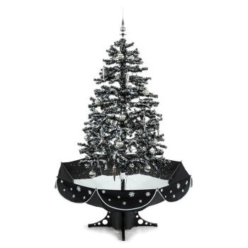 OneConcept Everwhite, lumini pom de crăciun, 180 cm, LED, muzica, decorații de brad, negru