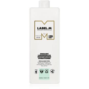 label.m Organic Lemongrass Moisturising Conditioner balsam profund hidratant cu lamaie si lamaita 1000 ml