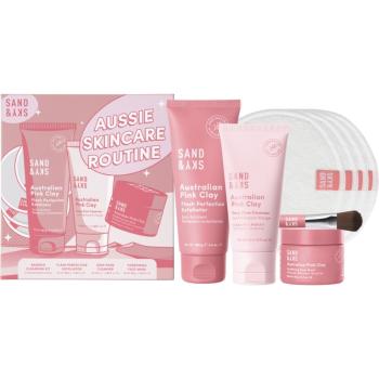 Sand & Sky Australian Pink Clay Aussie Skincare Routine set pentru îngrijirea pielii