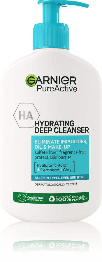 Garnier Gel de curățare hidratant împotriva imperfecțiunilor pielii Pure Active (Hydrating Deep Cleanser) 250 ml