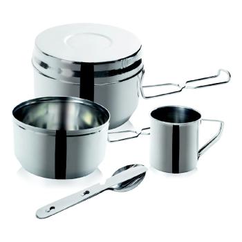 Set 7 vase de camping din inox  Orion Track