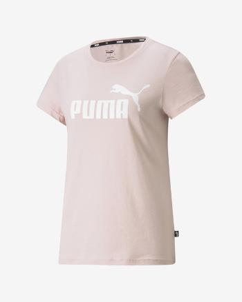 Puma Ess Logo Tricou Roz