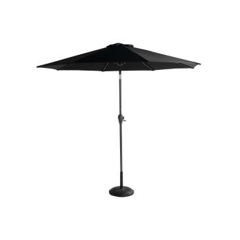 Umbrelă de soare neagră ø 270 cm Sunline – Hartman