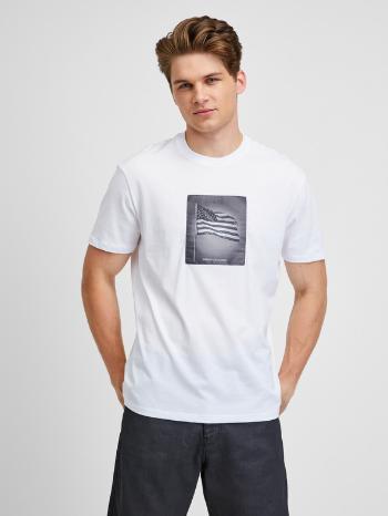 Armani Exchange Tricou Alb