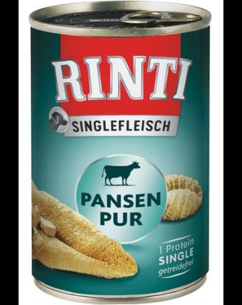 RINTI Singlefleisch Rumen Pure hrana monoproteica pentru caini, cu rumen de vita 800 gr