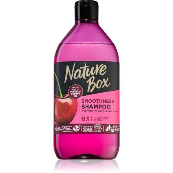 Nature Box Cherry sampon pentru indreptarea parului pentru par indisciplinat 385 ml