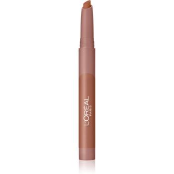 L’Oréal Paris Infallible Matte Lip Crayon ruj in creion cu efect matifiant culoare 104 Très Sweet 2.5 g