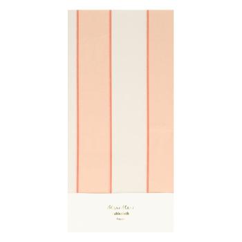 Față de masă 137x259 cm Peach Stripe – Meri Meri