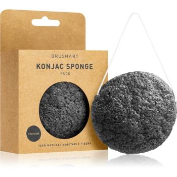 BrushArt Home Salon Konjac sponge burete exfoliant blând facial Charcoal 4 g