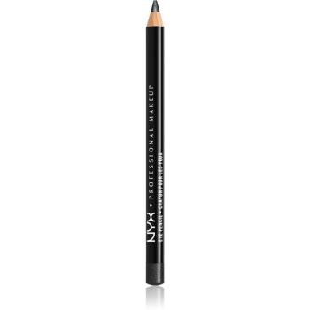 NYX Professional Makeup Eye and Eyebrow Pencil creion de ochi cu trasare precisă culoare 940 Black Shimmer 1.2 g