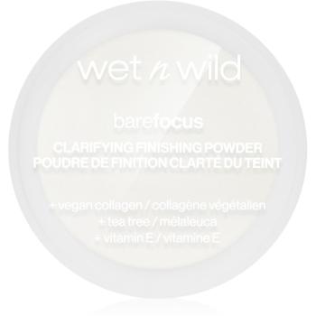 Wet n Wild Bare Focus Clarifying Finishing Powder pudra matuire culoare Translucent 7,8 g