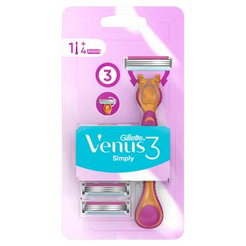 Gillette Aparat de ras Simply Venus 3 + 4 capete