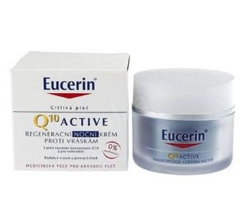 Eucerin Cremă de noapte regenerantă împotriva ridurilor pentru toate tipurile de piele sensibilă Q10 Active 50 ml