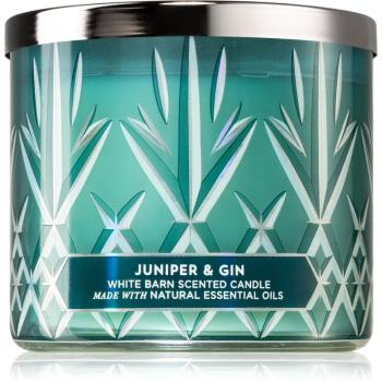 Bath & Body Works Juniper & Gin lumânare parfumată 411 g