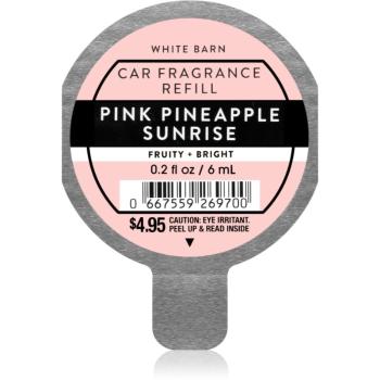 Bath & Body Works Pink Pineapple Sunrise parfum pentru masina rezervă 6 ml