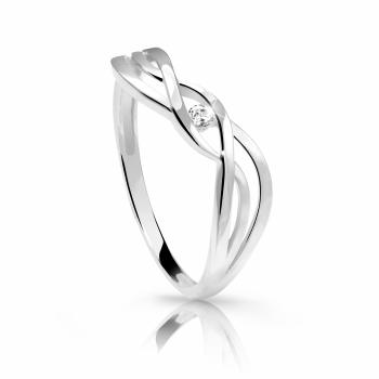 Cutie Diamonds Inel fin din aur alb cu diamant DZ6712-1843-00-X-2 62 mm