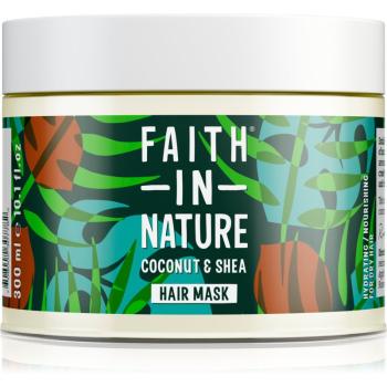Faith In Nature Coconut & Shea masca hidratanta pentru păr uscat și deteriorat 300 ml