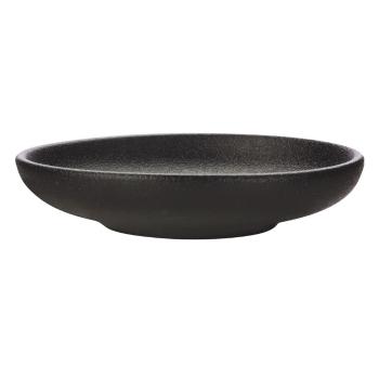 Bol din ceramică pentru sos Maxwell & Williams Caviar Round, ø 10 cm, negru