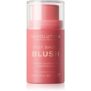 Makeup Revolution Fast Base balsam tonic pentru buze si obraji culoare Baby 14 g
