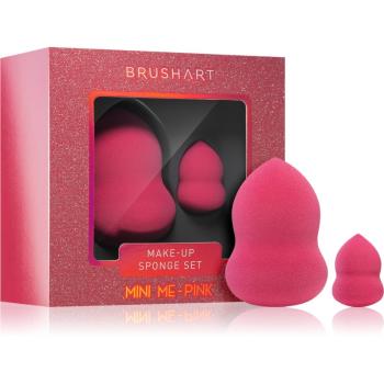 BrushArt Face Sponge set burete  pentru machiaj I. MINI ME - PINK 2 buc