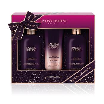 Baylis & Harding Set de îngrijire pentru baie Smochin & rodie 3 buc