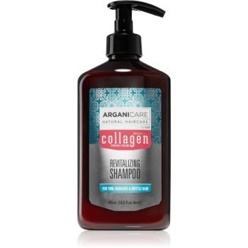 Arganicare Collagen șampon revitalizant pentru strălucirea părului slab 400 ml