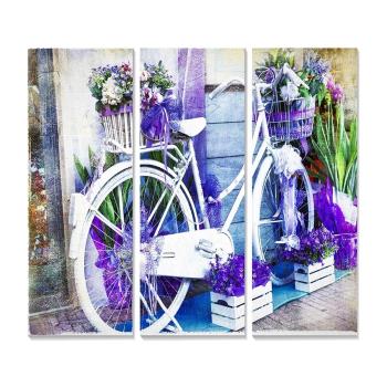 Tablouri 3 buc. 20x50 cm Lavender – Wallity