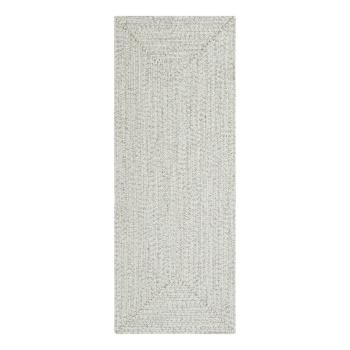 Covor alb/bej de exterior  200x80 cm - NORTHRUGS