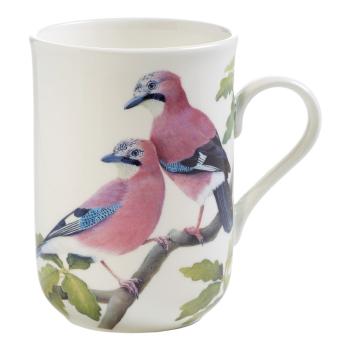 Cană din porțelan bone china Maxwell & Williams Birds Eusarian Jay, 330 ml