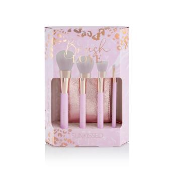 SUNKISSED Set cadou de pensule cosmetice Brush Love Eco Packaging