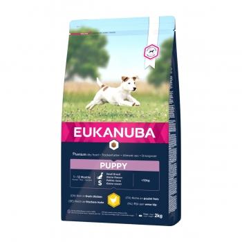 EUKANUBA Basic Puppy S, Pui, hrană uscată câini junior, 2kg